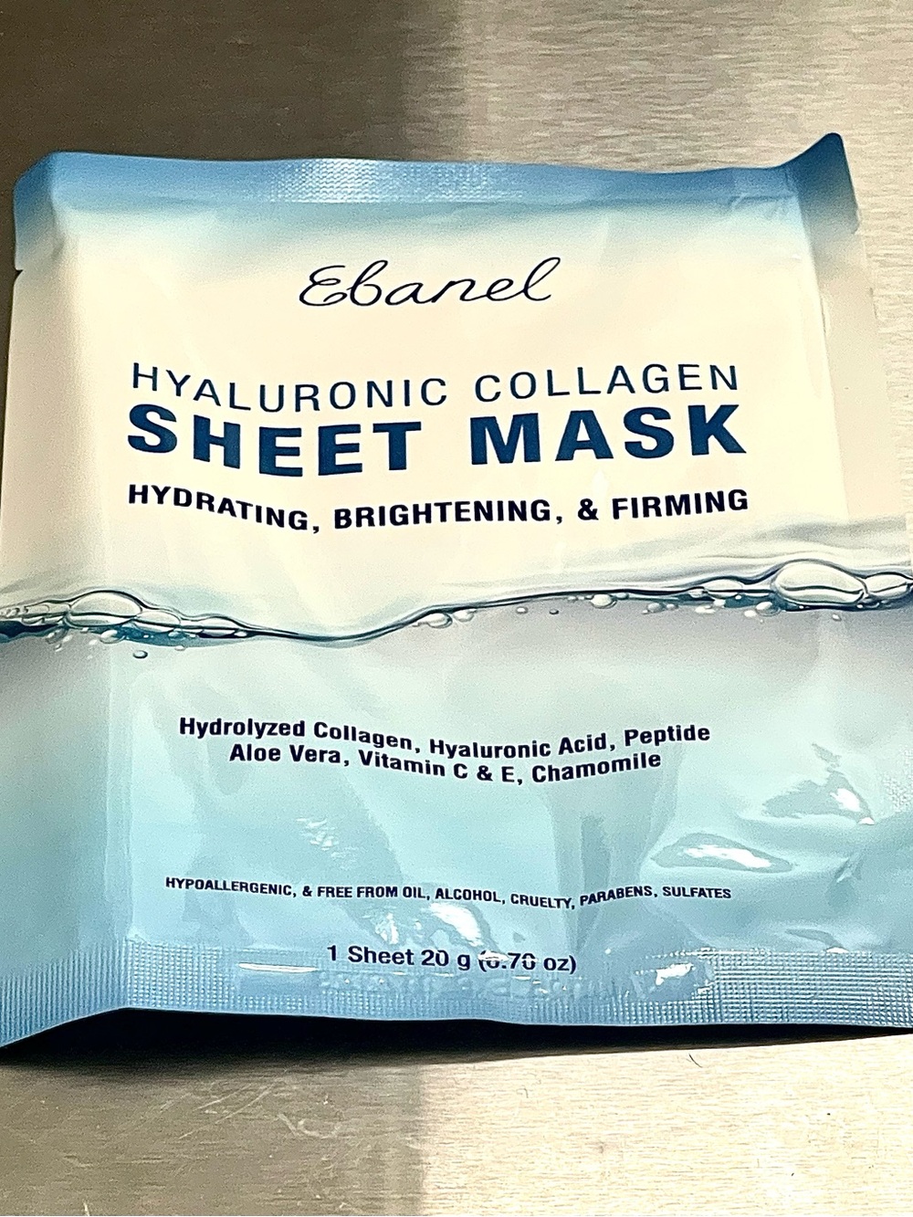Hyaluronic Collagen Sheet Mask - Hydrating Set of 5 - EXP 01/2028